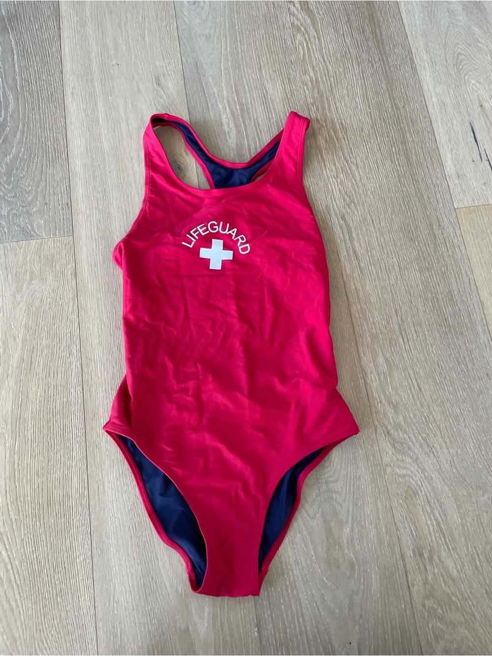 Lifeguard One-Piece Swimsuit - Red